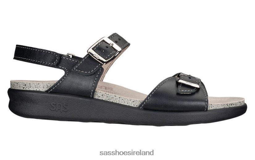 Women SAS Captiva T-Strap Sandal Versatile X88N24150 Black