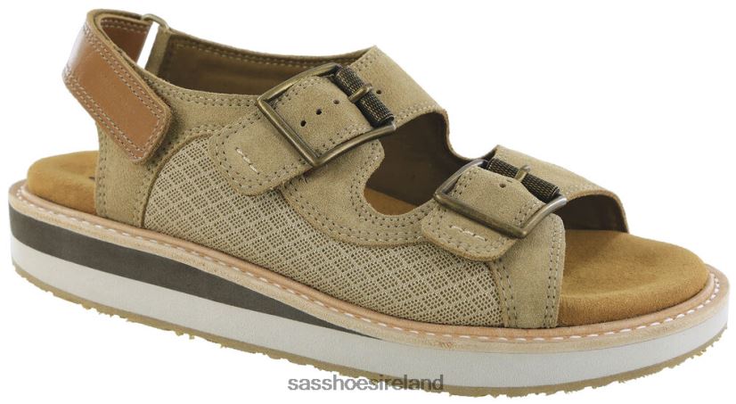 Women SAS Conga Heel Strap Sandal Versatile X88N24403 Coverall