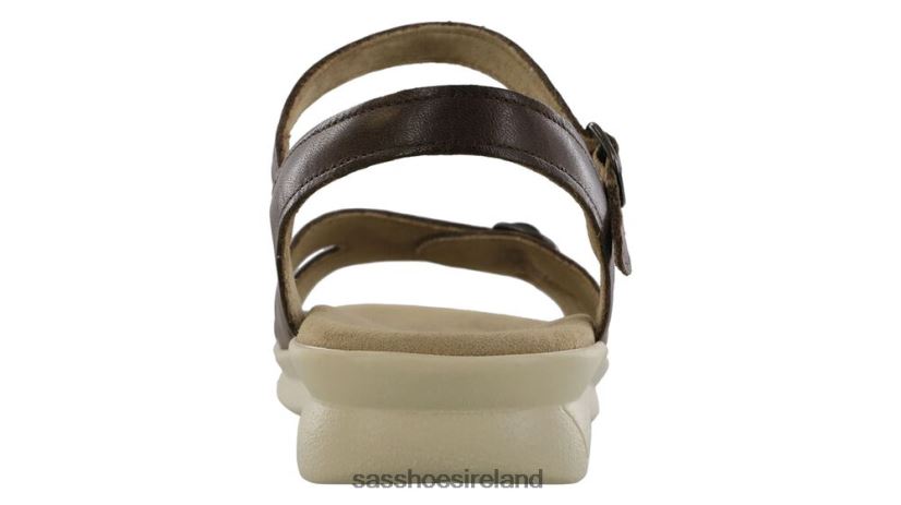 Women SAS Duo Quarter Strap Sandal Versatile X88N2479 Darkwood