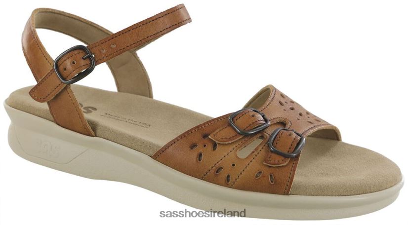 Women SAS Duo Quarter Strap Sandal Versatile X88N2480 Hazel