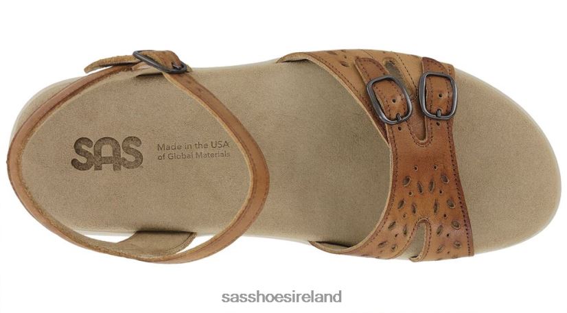 Women SAS Duo Quarter Strap Sandal Versatile X88N2480 Hazel