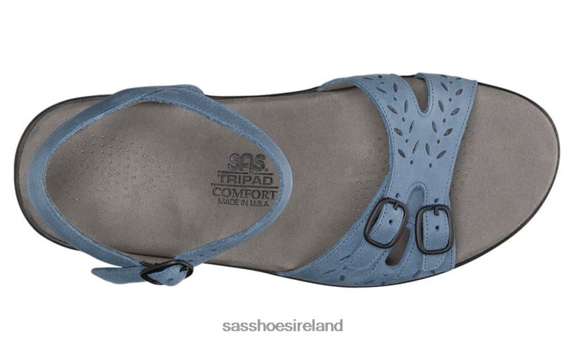 Women SAS Duo Quarter Strap Sandal Versatile X88N2483 Denim