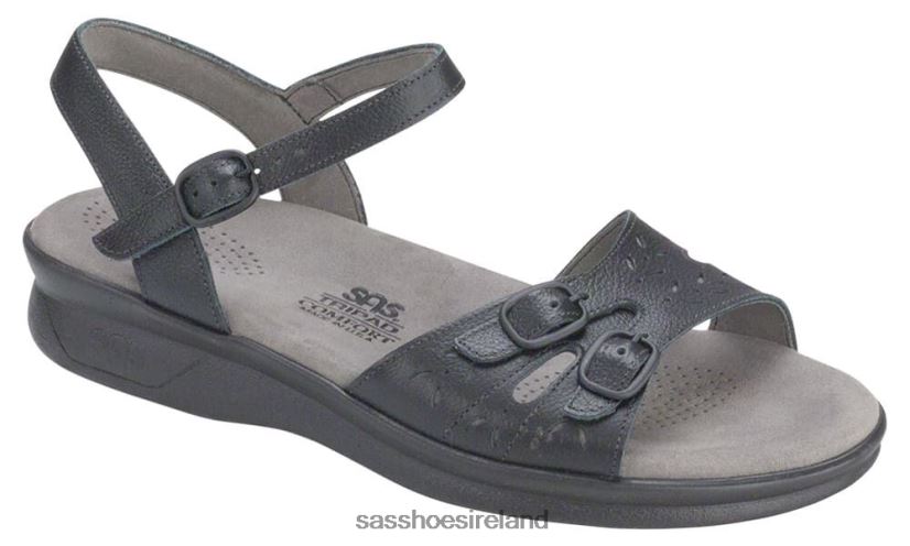 Women SAS Duo Quarter Strap Sandal Versatile X88N2484 Black