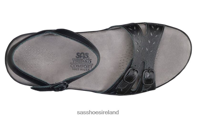 Women SAS Duo Quarter Strap Sandal Versatile X88N2484 Black