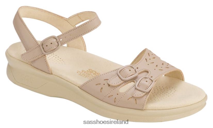 Women SAS Duo Quarter Strap Sandal Versatile X88N2485 Natural