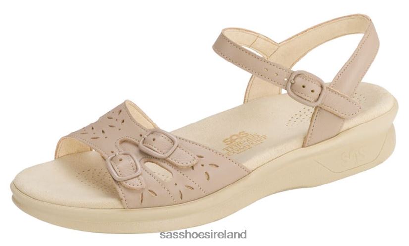 Women SAS Duo Quarter Strap Sandal Versatile X88N2485 Natural