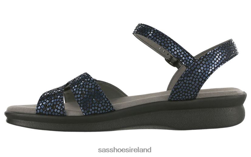 Women SAS Duo Quarter Strap Sandal Versatile X88N2487 Navy Perla