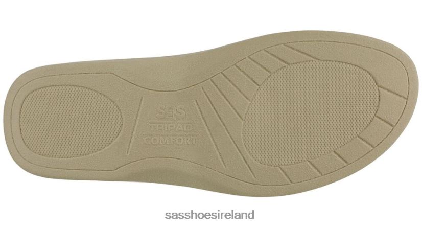 Women SAS Duo Quarter Strap Sandal Versatile X88N2488 Gold Linen