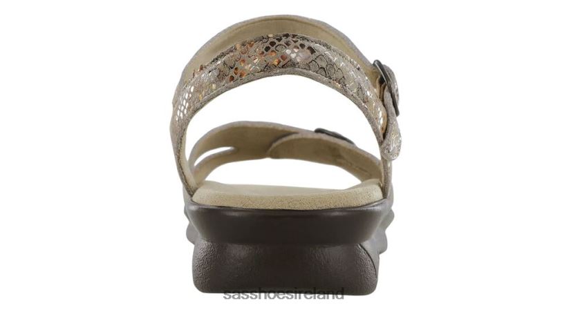 Women SAS Duo Quarter Strap Sandal Versatile X88N2489 Multisnake Taupe