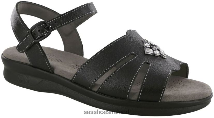 Women SAS Helena Quarter Strap Sandal Versatile X88N2490 Black