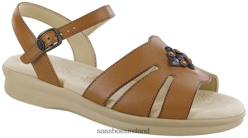 Women SAS Helena Quarter Strap Sandal Versatile X88N2492 Antique Tan