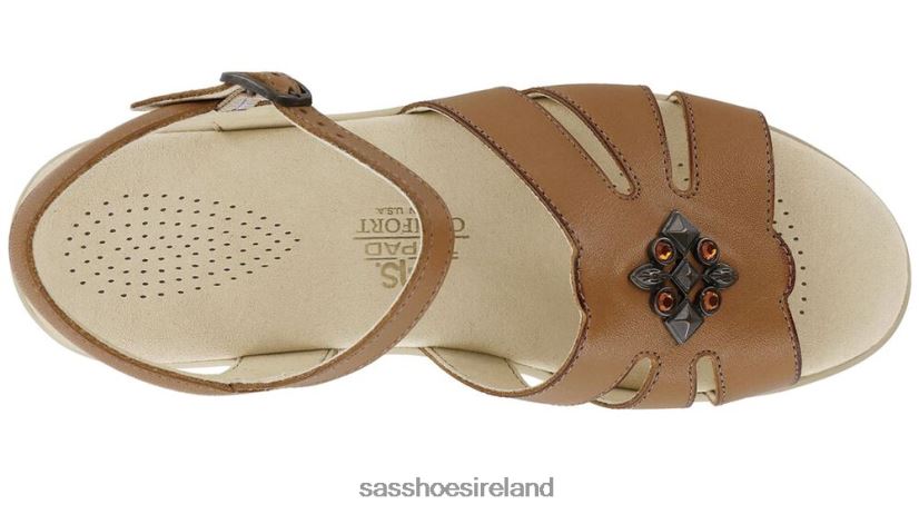 Women SAS Helena Quarter Strap Sandal Versatile X88N2492 Antique Tan