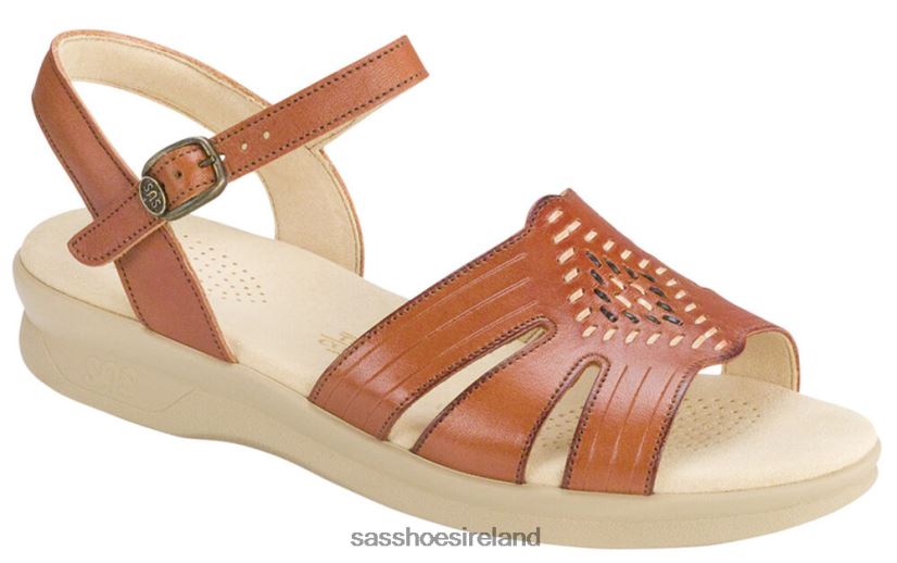 Women SAS Huarache Quarter Strap Sandal Versatile X88N2466 Antique Tan