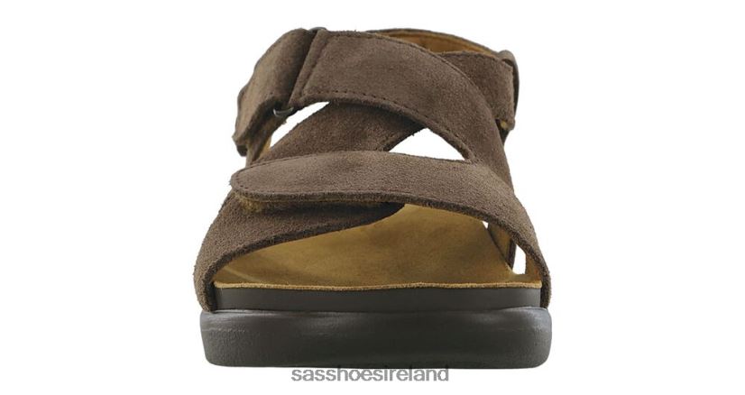 Women SAS Huggy Cross Strap Sandal Versatile X88N24162 Teddy