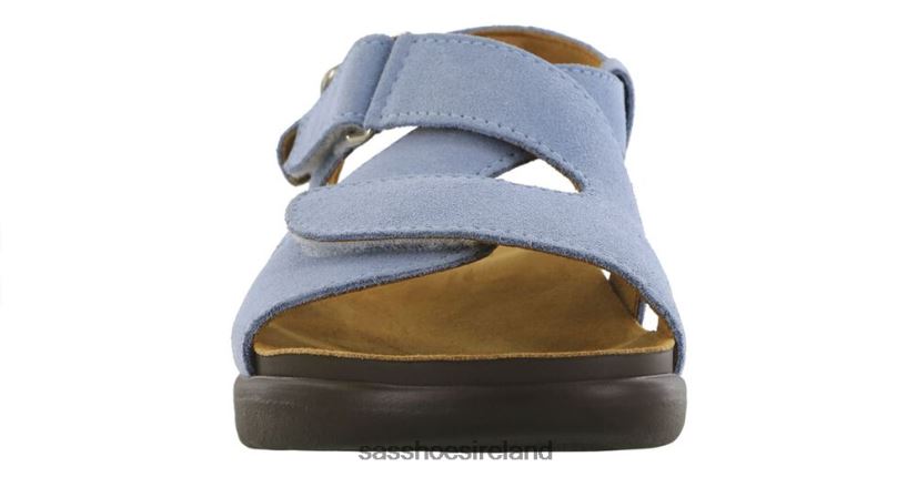 Women SAS Huggy Cross Strap Sandal Versatile X88N24163 Sky Harbor
