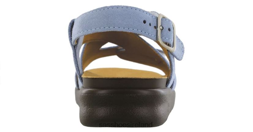 Women SAS Huggy Cross Strap Sandal Versatile X88N24163 Sky Harbor