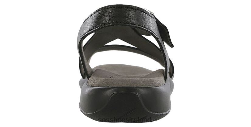 Women SAS Laguna Cross Strap Sandal Versatile X88N24171 Black