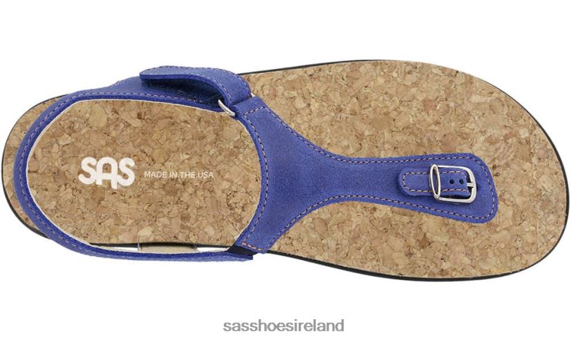 Women SAS Marina T-Strap Sandal Versatile X88N24137 Blue