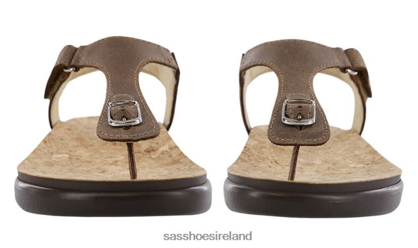 Women SAS Marina T-Strap Sandal Versatile X88N24138 Brown