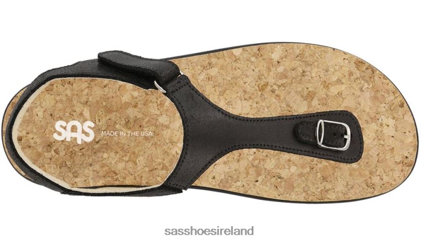 Women SAS Marina T-Strap Sandal Versatile X88N24139 Black