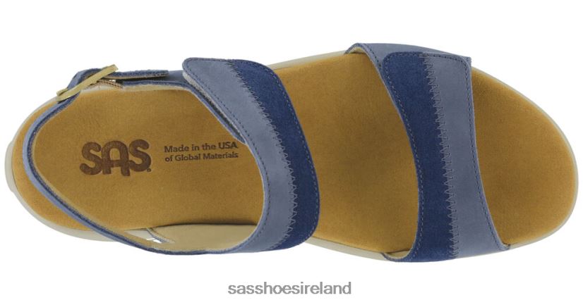 Women SAS Nudu Heel Strap Sandal Versatile X88N24102 Oceania