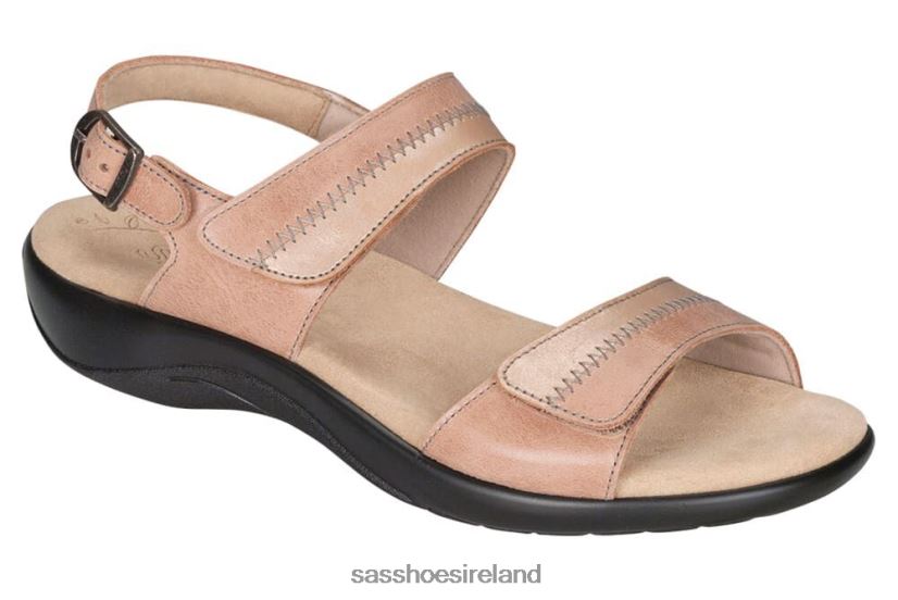 Women SAS Nudu Heel Strap Sandal Versatile X88N2496 Dawn
