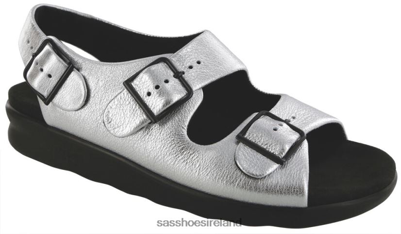 Women SAS Relaxed Heel Strap Sandal Versatile X88N24107 Moonbeam