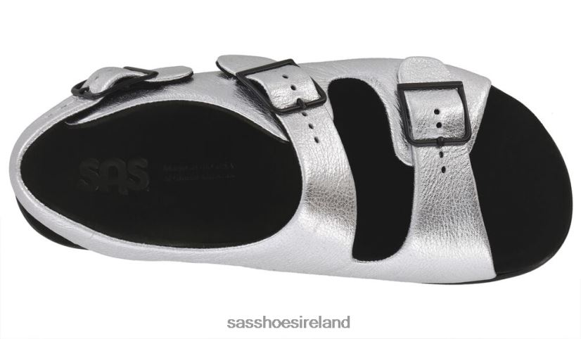 Women SAS Relaxed Heel Strap Sandal Versatile X88N24107 Moonbeam