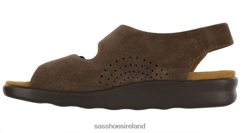 Women SAS Relaxed Heel Strap Sandal Versatile X88N24110 Teddy