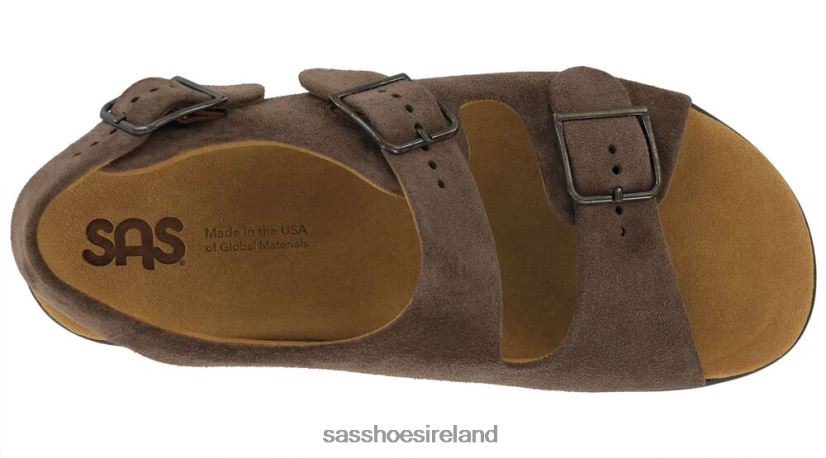 Women SAS Relaxed Heel Strap Sandal Versatile X88N24110 Teddy