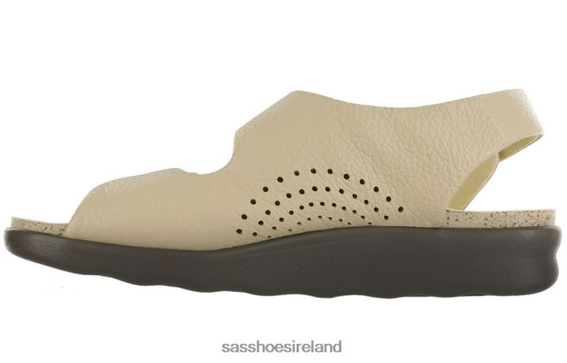 Women SAS Relaxed Heel Strap Sandal Versatile X88N24112 Natural