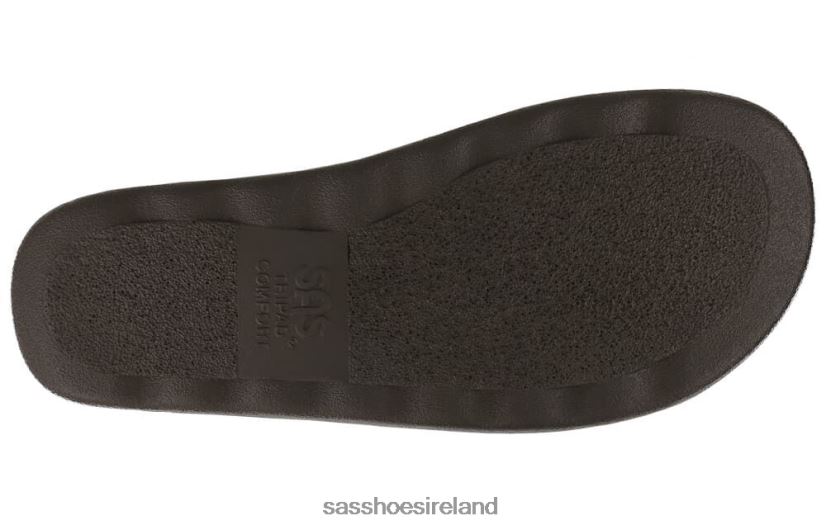 Women SAS Relaxed Heel Strap Sandal Versatile X88N24115 Black