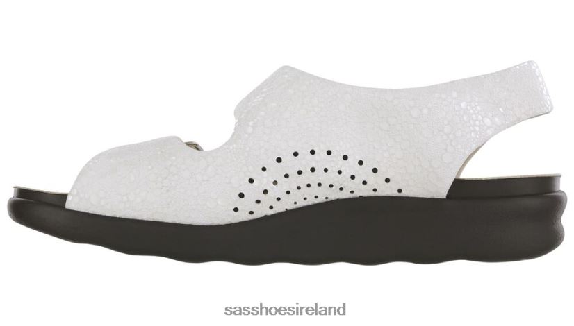 Women SAS Relaxed Heel Strap Sandal Versatile X88N24119 Vanilla