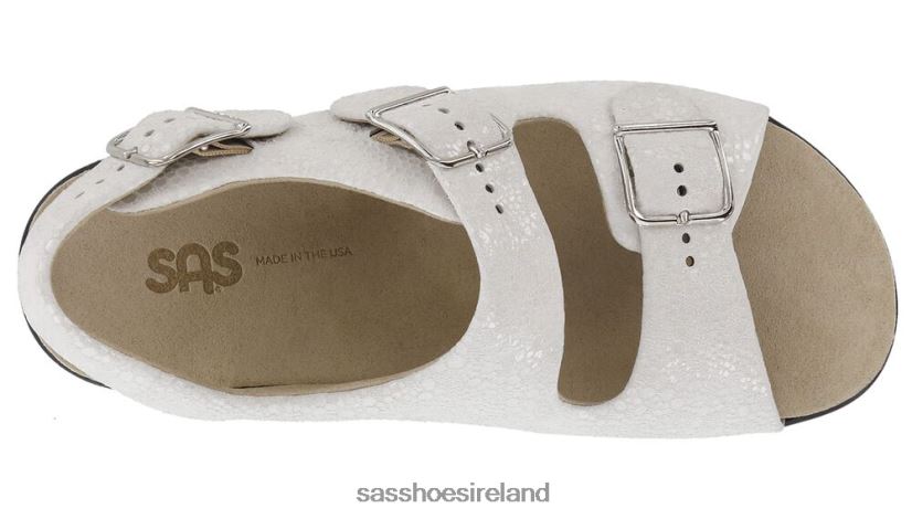 Women SAS Relaxed Heel Strap Sandal Versatile X88N24119 Vanilla