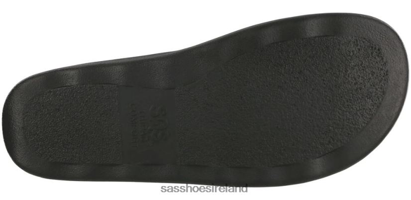 Women SAS Sanibel T-Strap Slide Sandal Versatile X88N2432 Shiny Silver