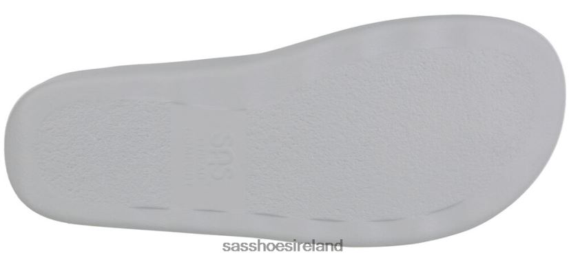 Women SAS Sanibel T-Strap Slide Sandal Versatile X88N247 Plata