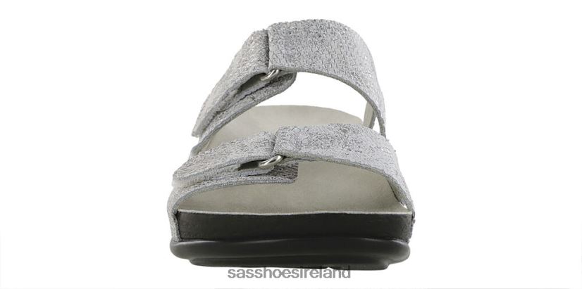 Women SAS Seaside Slide Sandal Versatile X88N2410 Plata