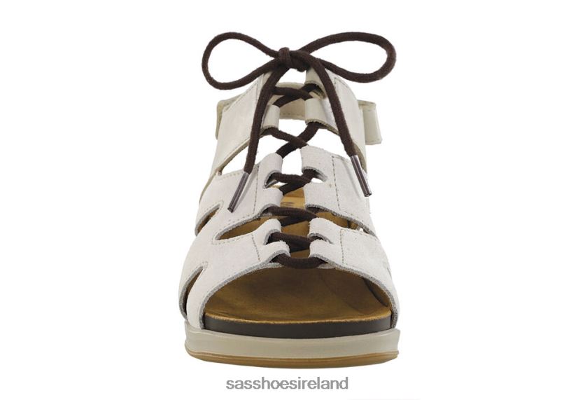 Women SAS Sedona Lace Up Wedge Sandal Versatile X88N24435 Driftwood