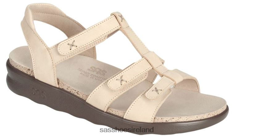 Women SAS Sorrento T-Strap Sandal Versatile X88N24154 Linen
