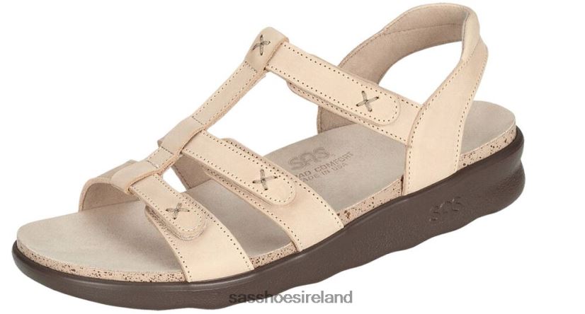 Women SAS Sorrento T-Strap Sandal Versatile X88N24154 Linen