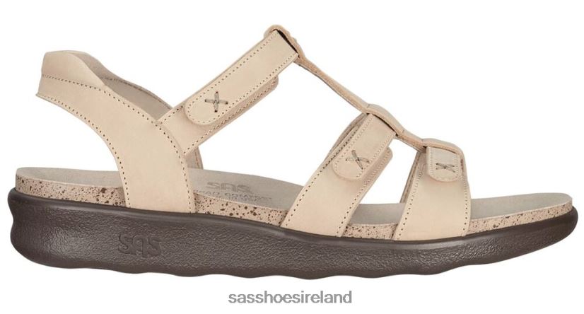 Women SAS Sorrento T-Strap Sandal Versatile X88N24154 Linen