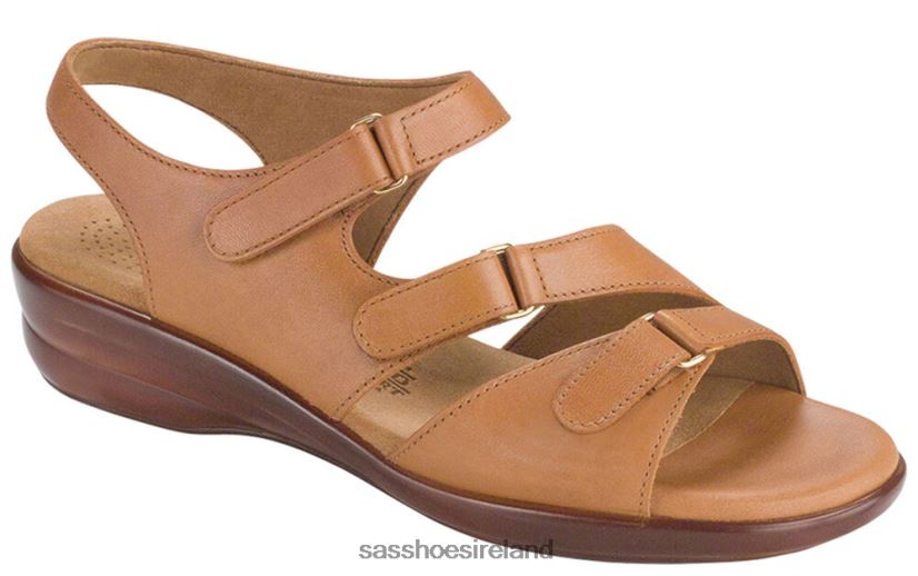Women SAS Tabby Slingback Sandal Versatile X88N24128 Caramel