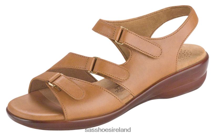 Women SAS Tabby Slingback Sandal Versatile X88N24128 Caramel